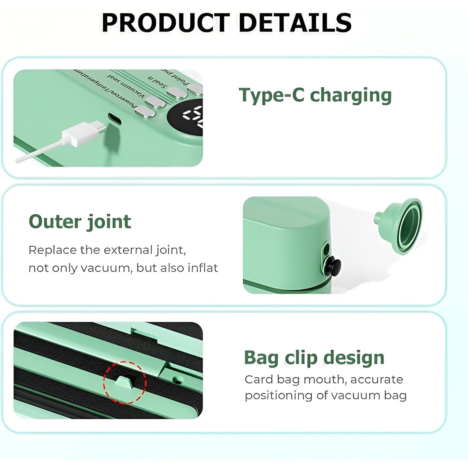 Cordless Electric Vacuum Pump Sealer Cordless Electric Vacuum Pump Sealer